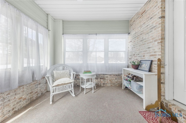 sunroom with a wealth of natural light