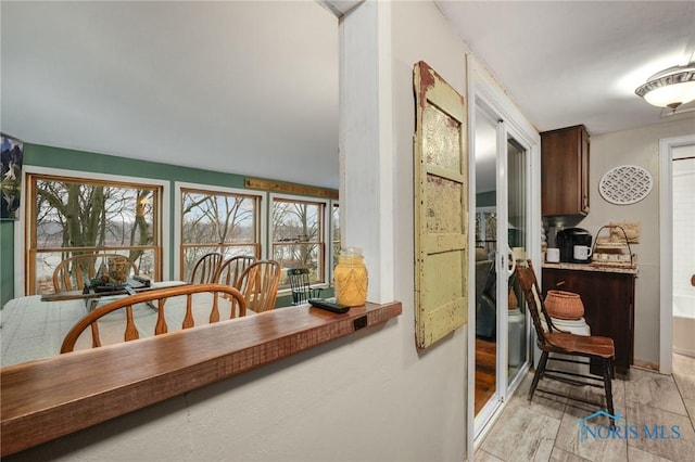 view of dining room