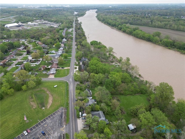 6011 N River Rd, Waterville, OH 43566 - aerial overview of property's location featuring a large body of water