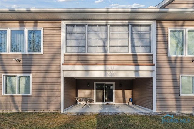 back of house featuring a patio