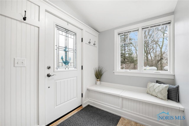 view of mudroom