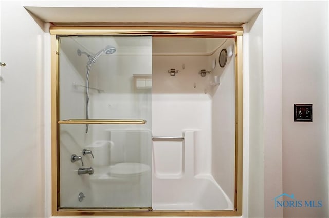 bathroom with a shower