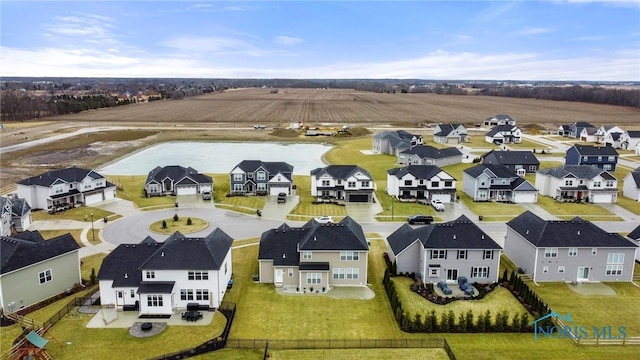 birds eye view of property featuring a residential view