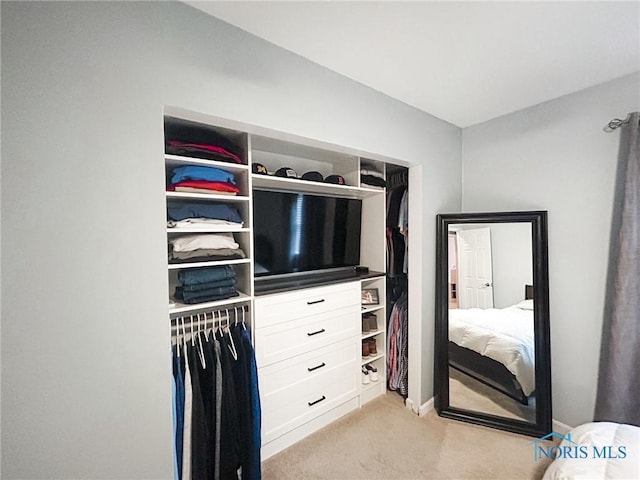 view of closet