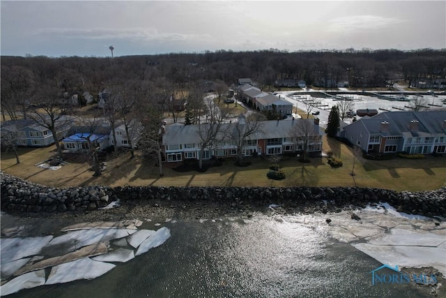 birds eye view of property featuring a residential view