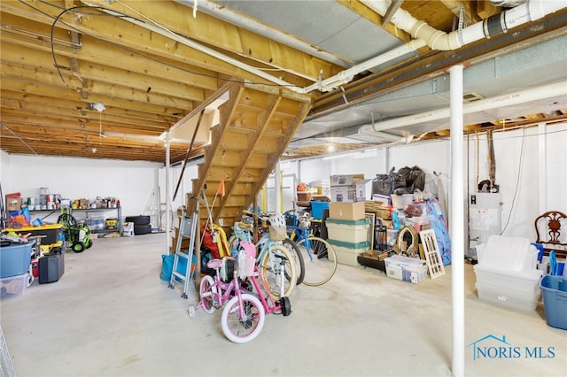 interior space with water heater