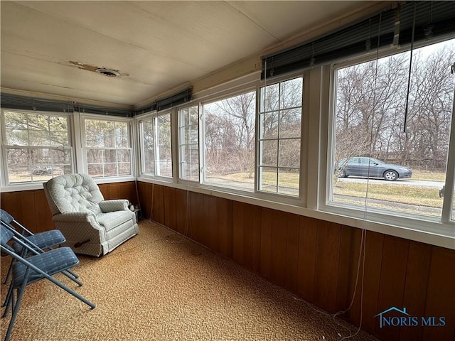 sunroom / solarium with plenty of natural light