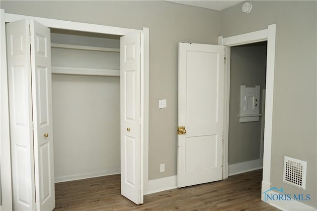 closet featuring visible vents