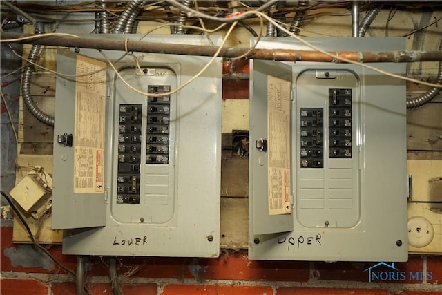 utility room featuring electric panel