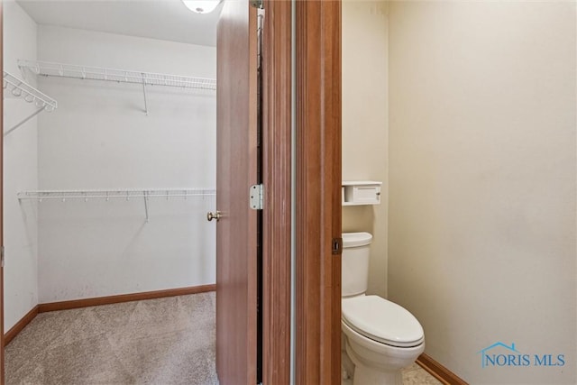 14540 Olde Trail Dr, Perrysburg, OH 43551 - bathroom with toilet and baseboards