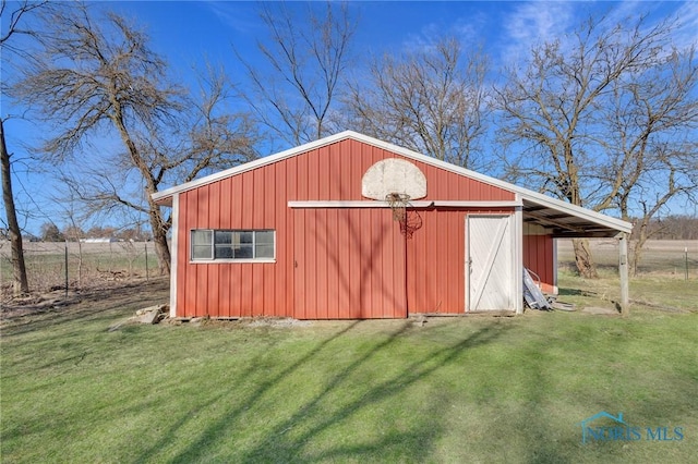 10243 S Dixie Hwy, Portage, OH 43451 - view of pole building featuring a yard
