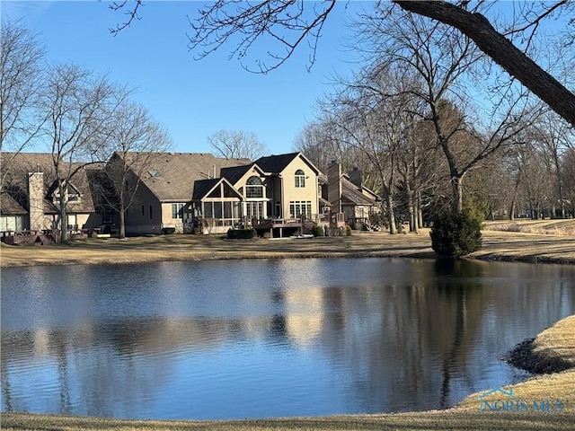 property view of water