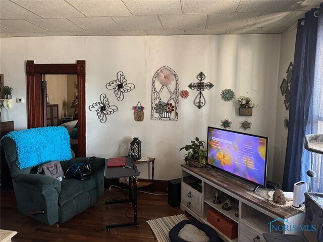 102 N Main St, Arcadia, OH 44804 - living area with wood finished floors