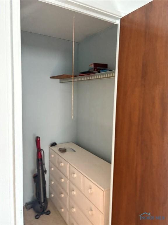 view of closet