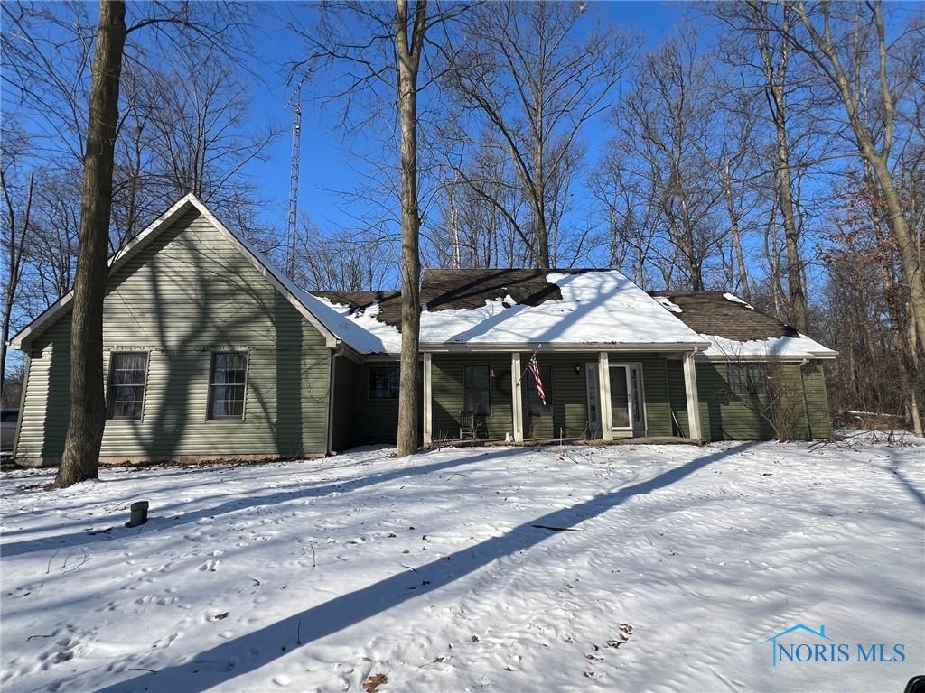 view of front of home featuring covered porch