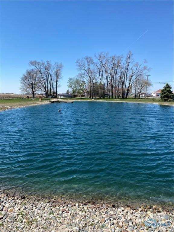 view of water feature