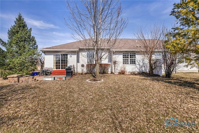 view of rear view of house