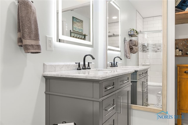 10132 Laplante Rd, Monclova, OH 43542 - full bath featuring vanity and a tile shower