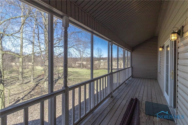 2121 County Road 4 Unit 1, Swanton, OH 43558 - view of unfurnished sunroom