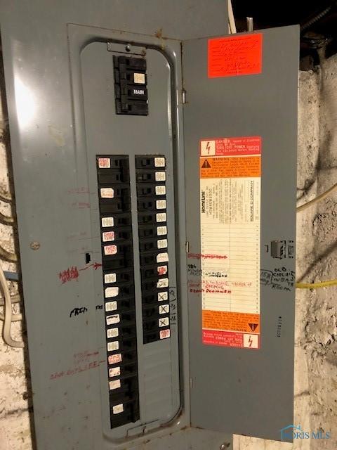 utility room with electric panel