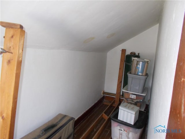 view of storage area