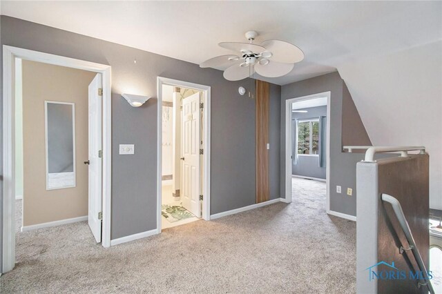 4014 Stonehenge Dr Unit 4014, Sylvania, OH 43560 - bonus room with carpet floors, a ceiling fan, and baseboards
