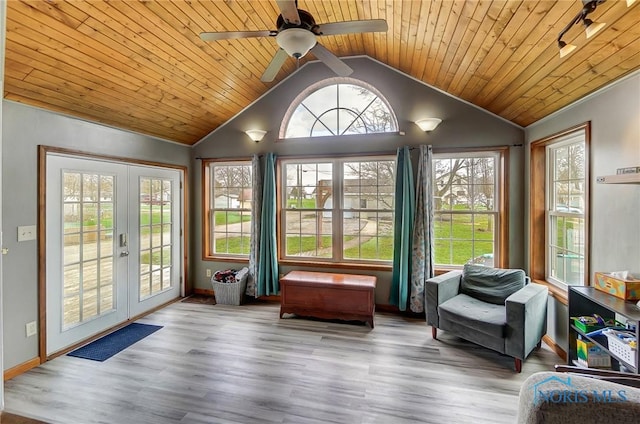406 N Main St, Continental, OH 45831 - sunroom / solarium featuring french doors and plenty of natural light