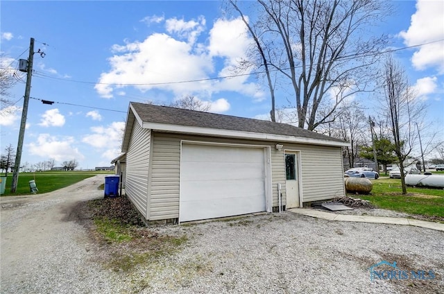 406 N Main St, Continental, OH 45831 - detached garage featuring driveway