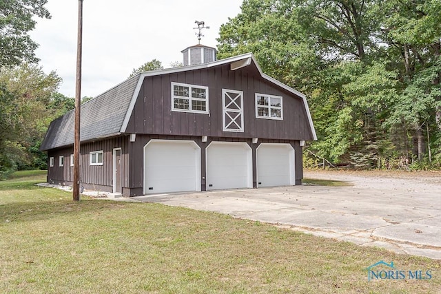 garage with a garage
