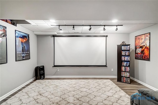 100 Bentley Dr, Perrysburg, OH 43551 - home theater featuring baseboards and wood finished floors