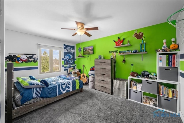 1823 Lexington Dr, Perrysburg, OH 43551 - carpeted bedroom with ceiling fan