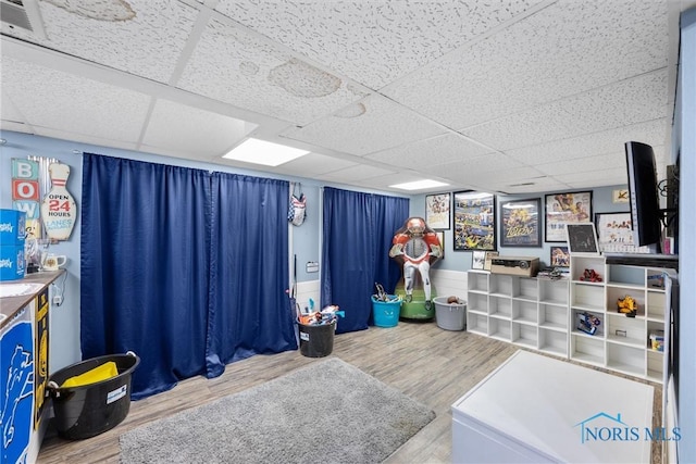 1823 Lexington Dr, Perrysburg, OH 43551 - miscellaneous room featuring a paneled ceiling and wood finished floors