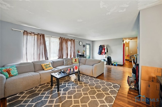 284 E Findlay St, Sugar Creek Township, OH 45893 - living area featuring wood finished floors