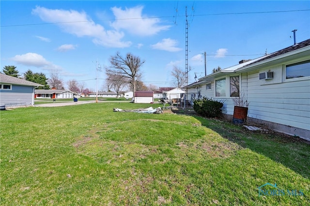 284 E Findlay St, Sugar Creek Township, OH 45893 - view of yard with a wall mounted air conditioner