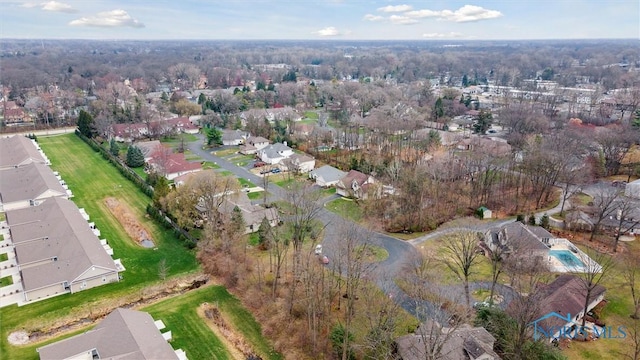 2016 Austin Bluffs Ct, Toledo, OH 43615 - birds eye view of property with a residential view