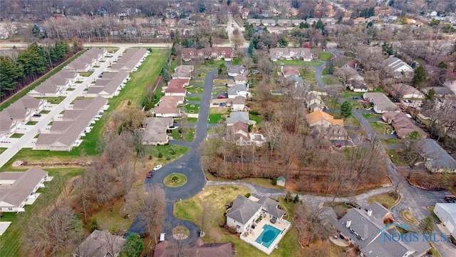 2016 Austin Bluffs Ct, Toledo, OH 43615 - drone / aerial view featuring a residential view