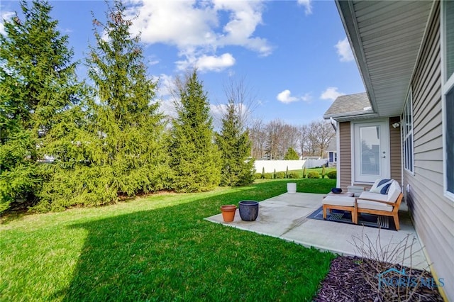 630 Weatherby Ct, Findlay, OH 45840 - view of yard featuring fence and a patio