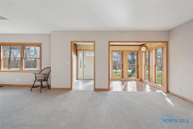 371 Canal Rd, Waterville, OH 43566 - interior space featuring baseboards, a wealth of natural light, and carpet floors