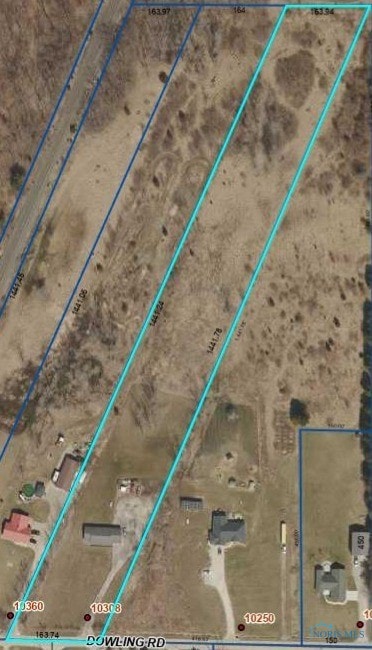 10308 Dowling Rd, Perrysburg, OH 43551 - map of property location