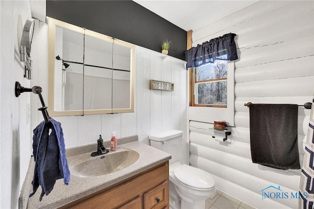 2525 N King Rd, Toledo, OH 43615 - bathroom featuring toilet, vanity, and tile patterned floors