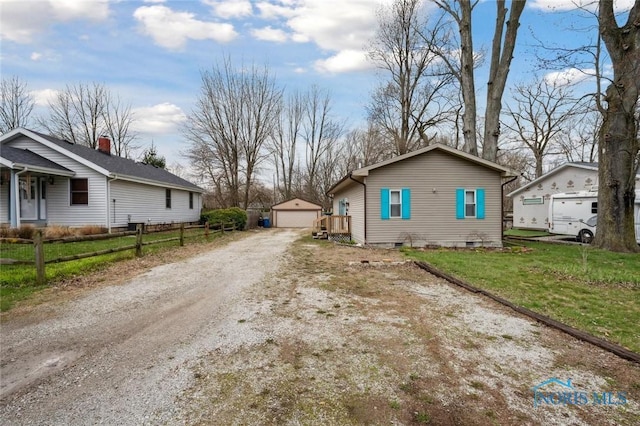 exterior space with driveway