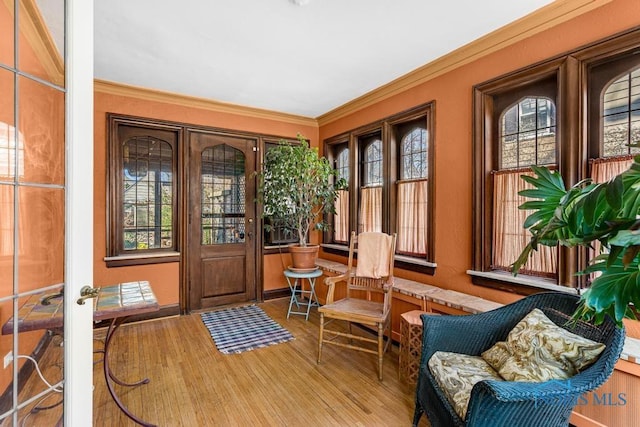 interior space featuring french doors