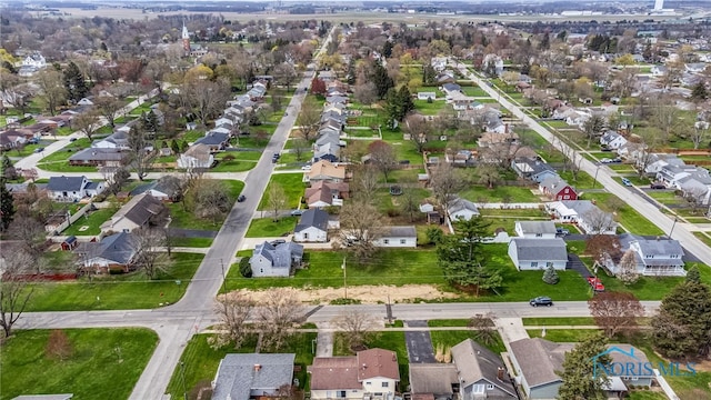 242 E Yates Ave, Findlay, OH 45840 - aerial view of property's location featuring nearby suburban area