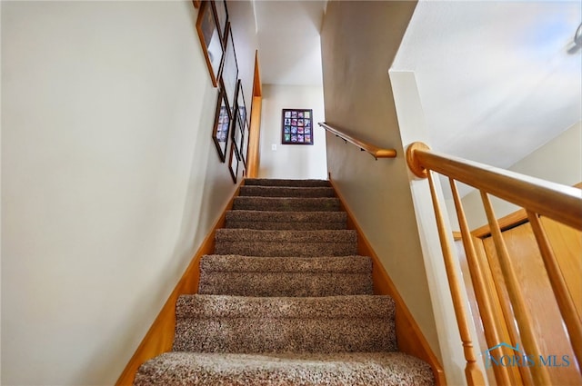view of staircase