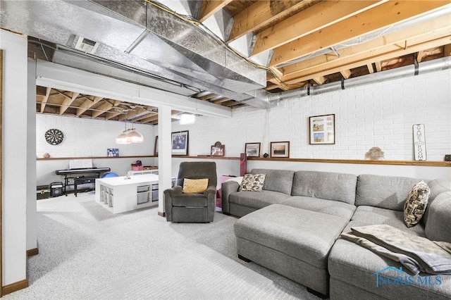 1605 Eaglecrest Rd, Perrysburg, OH 43551 - living room featuring carpet floors