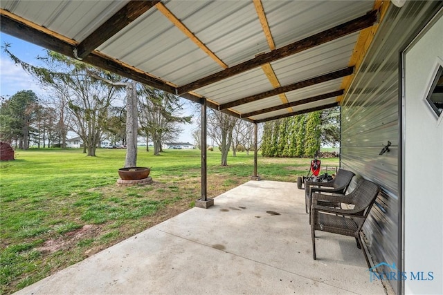 view of patio
