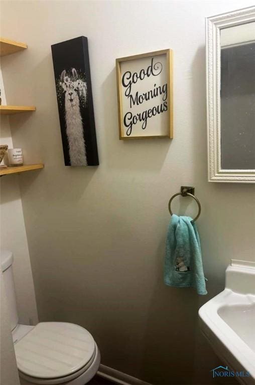 bathroom with toilet