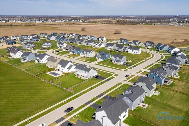 1007 Stoneleigh Rd, Perrysburg, OH 43551 - birds eye view of property with a residential view