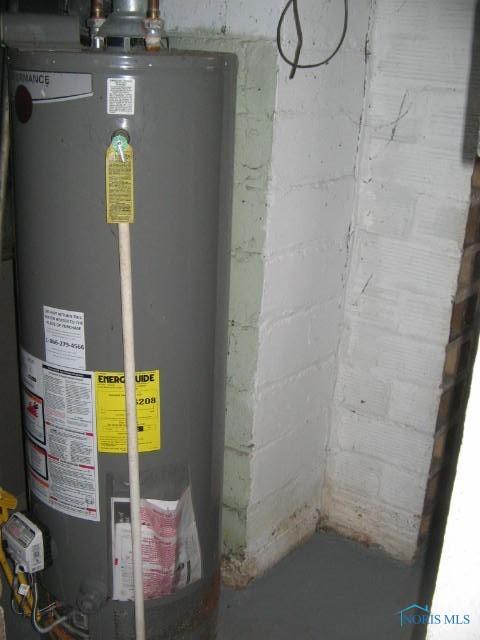 utilities featuring water heater