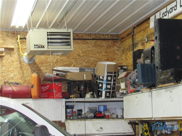 104 S Summit St, Edon, OH 43518 - storage area with a garage and a heating unit
